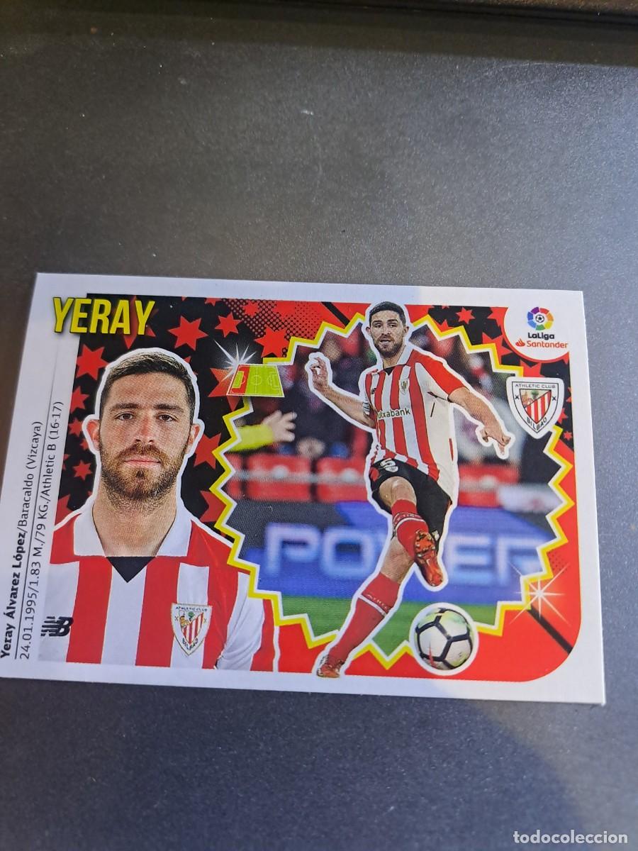 Coleccionismo Cromos antiguos: CROMO YERAY 4 B 4B ATHLETIC CLUB DE BILBAO LIGA 2018 2019 18 19 ESTE PANINI NUNCA PEGADO