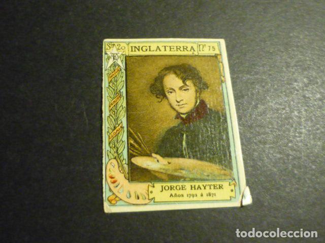Coleccionismo Cromos antiguos: JORGE HAYTER PINTOR ANTIGUO CROMO COLECCION CAJA DE CERILLAS