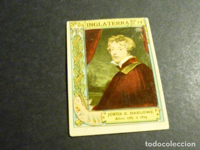 Coleccionismo Cromos antiguos: JORGE E. HARLOWE PINTOR ANTIGUO CROMO COLECCION CAJA DE CERILLAS