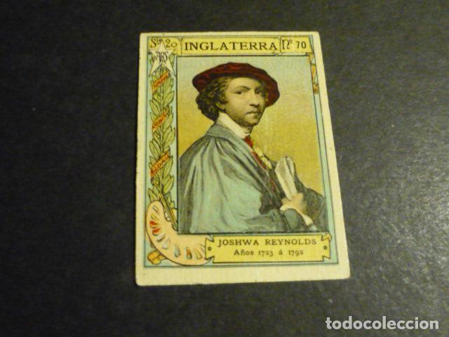 Coleccionismo Cromos antiguos: JOSHWA REYNOLDS PINTOR ANTIGUO CROMO COLECCION CAJA DE CERILLAS