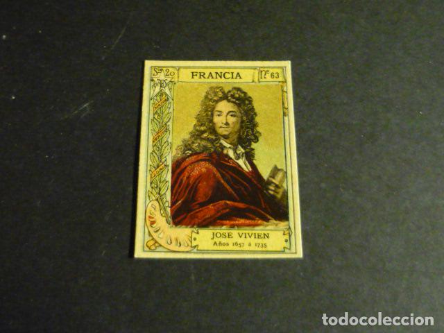 Coleccionismo Cromos antiguos: JOSE VIVIEN PINTOR ANTIGUO CROMO COLECCION CAJA DE CERILLAS