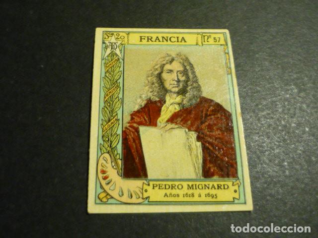 Coleccionismo Cromos antiguos: MIGNARD PINTOR ANTIGUO CROMO COLECCION CAJA DE CERILLAS