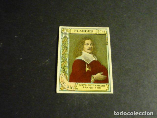 Colecionismo Cromos antigos: SUTTERMANS PINTOR ANTIGUO CROMO COLECCION CAJA DE CERILLAS