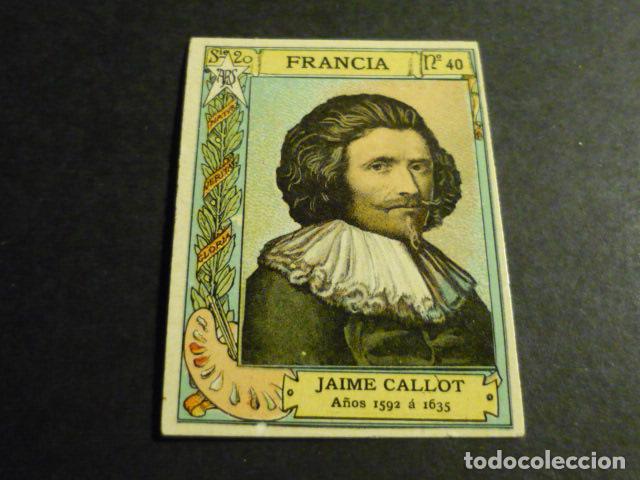 Colecionismo Cromos antigos: JAIME CALLOT PINTOR ANTIGUO CROMO COLECCION CAJA DE CERILLAS