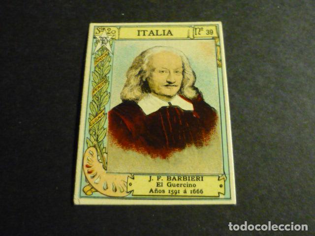 Colecionismo Cromos antigos: GUERCINO PINTOR ANTIGUO CROMO COLECCION CAJA DE CERILLAS