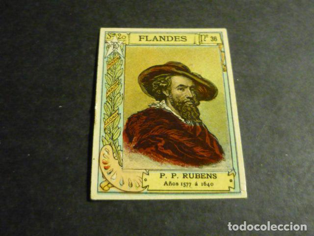 Colecionismo Cromos antigos: RUBENS PINTOR ANTIGUO CROMO COLECCION CAJA DE CERILLAS