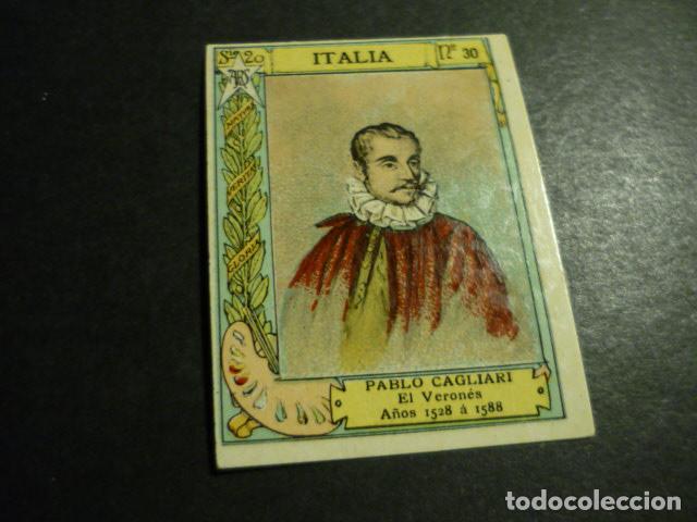 Colecionismo Cromos antigos: VERONES PINTOR ANTIGUO CROMO COLECCION CAJA DE CERILLAS
