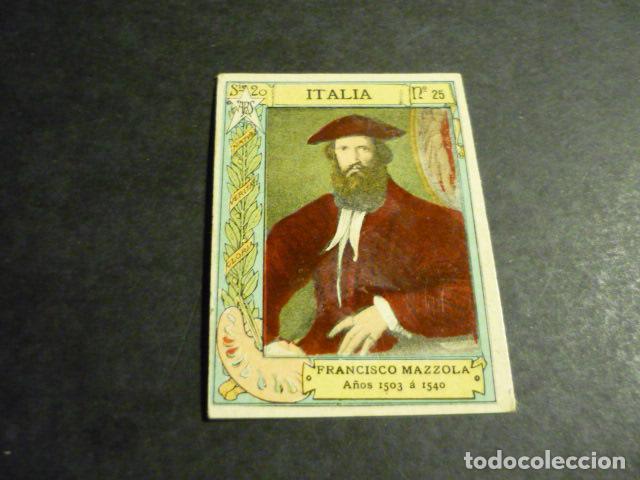 Colecionismo Cromos antigos: MAZZOLA PINTOR ANTIGUO CROMO COLECCION CAJA DE CERILLAS