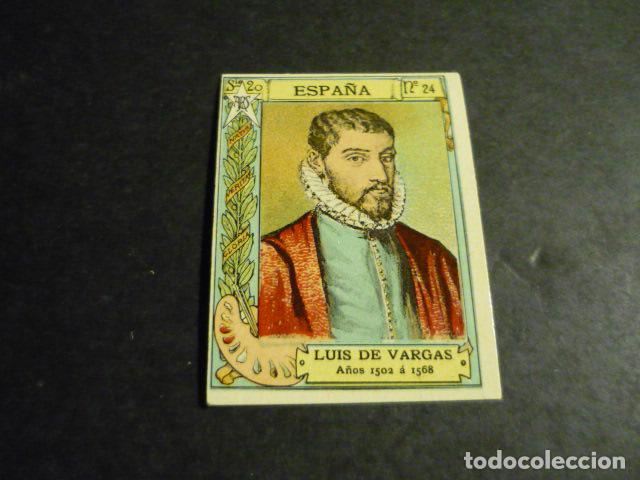 Collectable Antique Stickers: LUIS DE VARGAS PINTOR ANTIGUO CROMO COLECCION CAJA DE CERILLAS