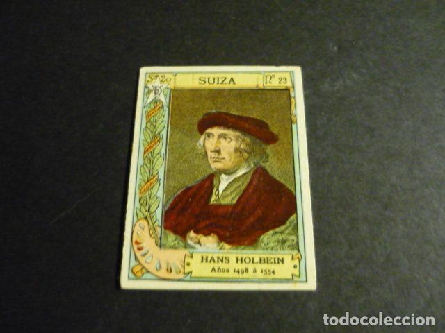 Coleccionismo Cromos antiguos: HANS HOLBEIN PINTOR ANTIGUO CROMO COLECCION CAJA DE CERILLAS