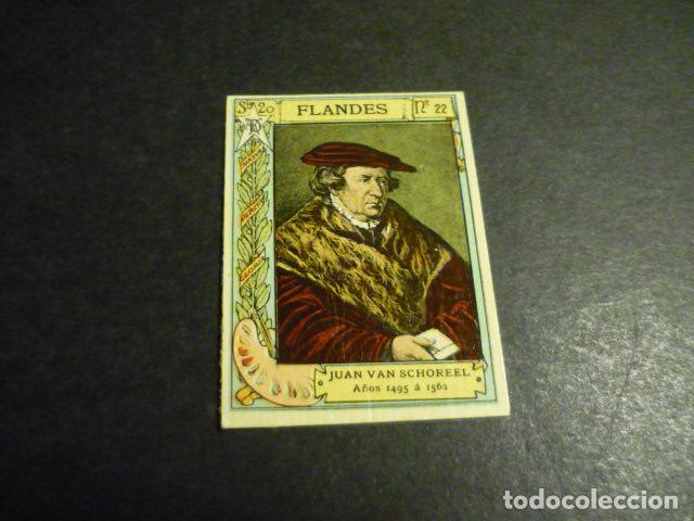Collectable Antique Stickers: VAN SCHOREEL PINTOR ANTIGUO CROMO COLECCION CAJA DE CERILLAS
