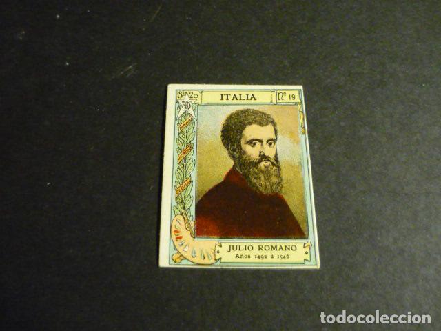 Collezionismo Figurine antiche: JULIO ROMANO PINTOR ANTIGUO CROMO COLECCION CAJA DE CERILLAS