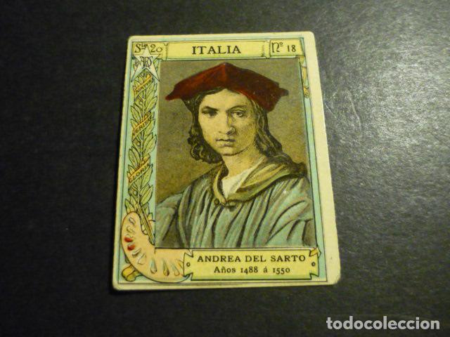 Collectable Antique Stickers: ANDREA DEL SARTO PINTOR ANTIGUO CROMO COLECCION CAJA DE CERILLAS