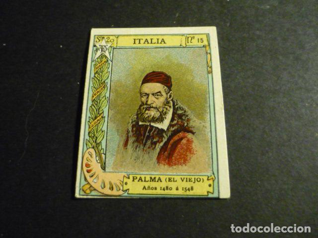 Collectable Antique Stickers: PALMA EL VIEJO PINTOR ANTIGUO CROMO COLECCION CAJA DE CERILLAS
