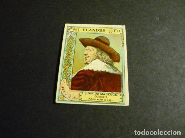 Coleccionismo Cromos antiguos: GOSSAERT PINTOR ANTIGUO CROMO COLECCION CAJA DE CERILLAS