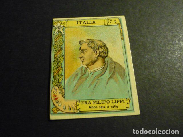 Sammeln alte Sammelbilder: FILIPO LIPPI PINTOR ANTIGUO CROMO COLECCION CAJA DE CERILLAS