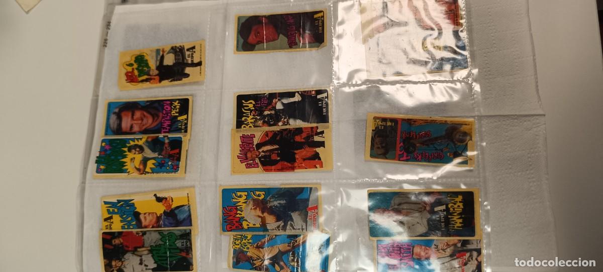 Coleccionismo Cromos antiguos: LOTE DE 35 CROMOS DE EL EQUIPO A, QUE VENIA EN LOS CHICLES