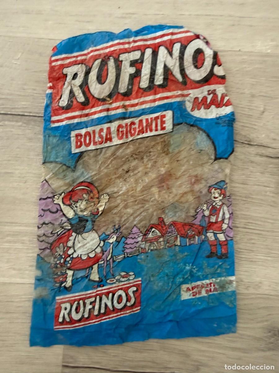 Coleccionismo Cromos antiguos: Rara bolsa envoltorio de Rufinos - Crecs