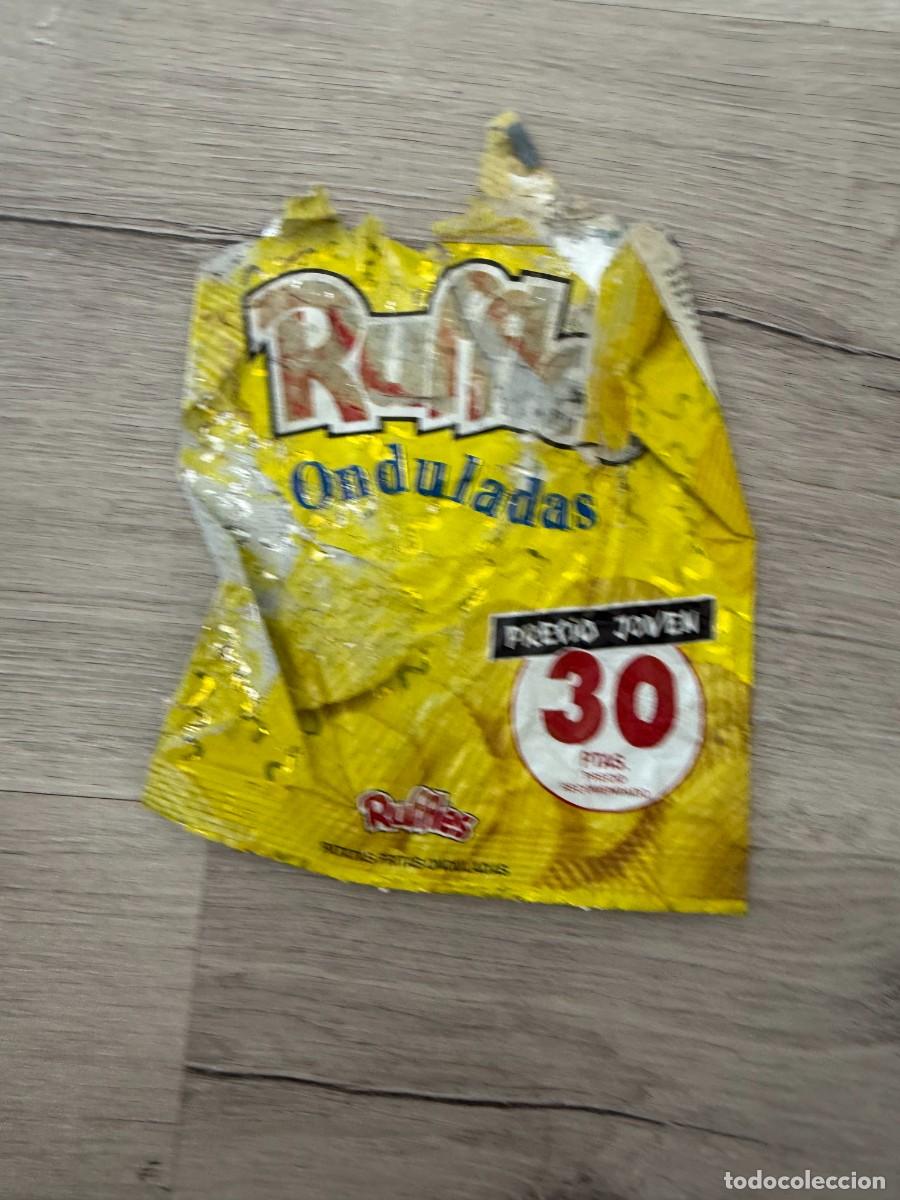 Coleccionismo Cromos antiguos: Bolsa envoltorio Ruffles Onduladas 30 pesetas Matutano