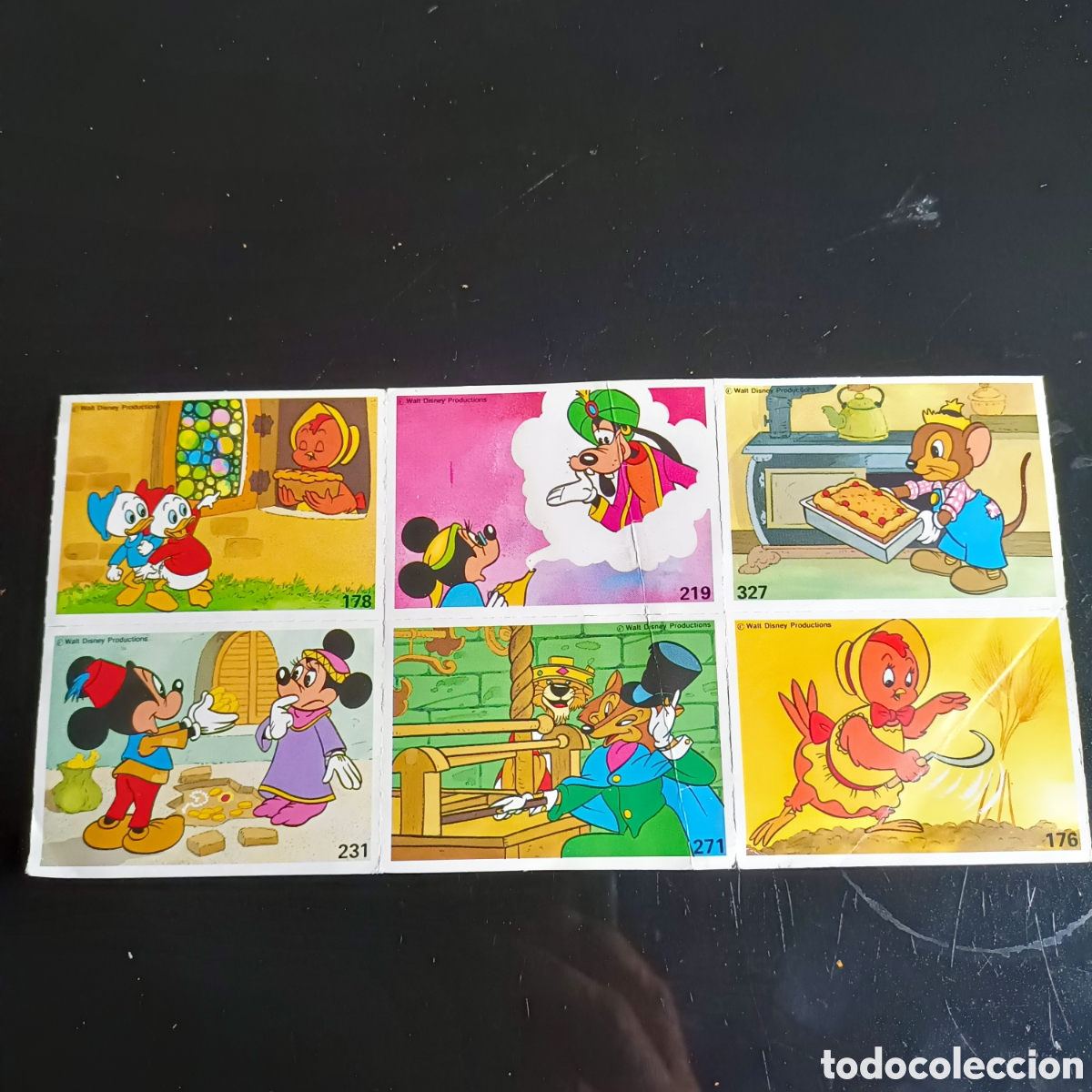 Coleccionismo Cromos antiguos: LOTE 6 CROMOS DISNEY . №178, 219, 327, 231, 271,176
