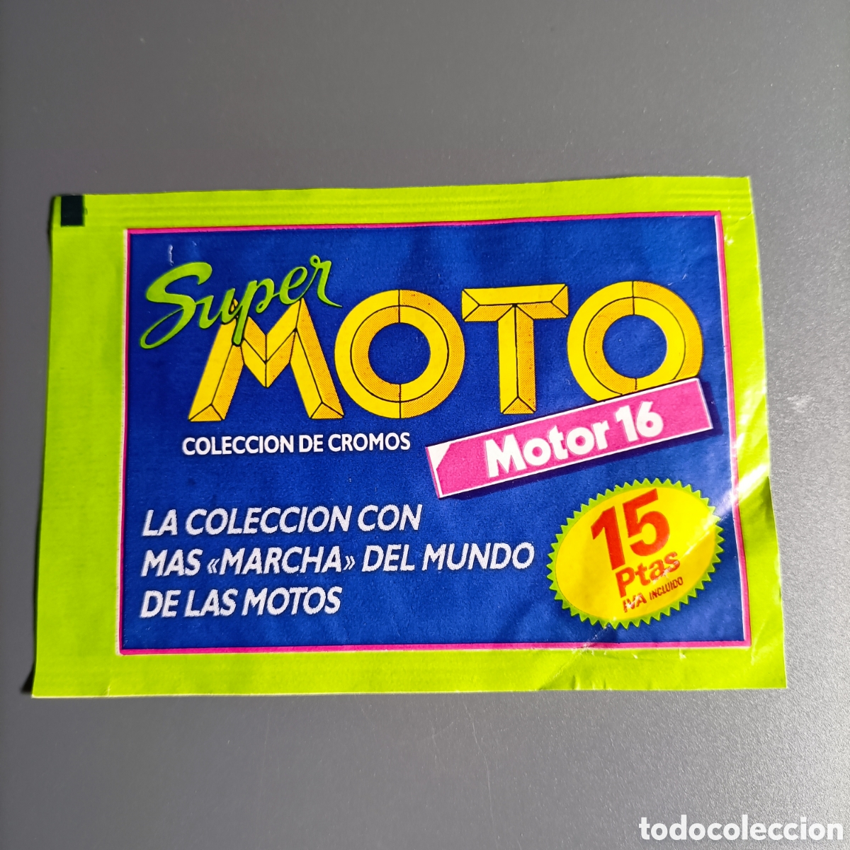 Coleccionismo Cromos antiguos: Sobre vac&iacute;o. Super Moto. Motor 16. Editura Este 1990