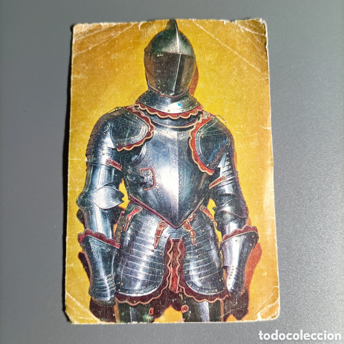 Coleccionismo Cromos antiguos: ANTIGUO CROMO ED. ESTE. HISTORIA DE LAS ARMAS. №81 ARMADURA ITALIANA