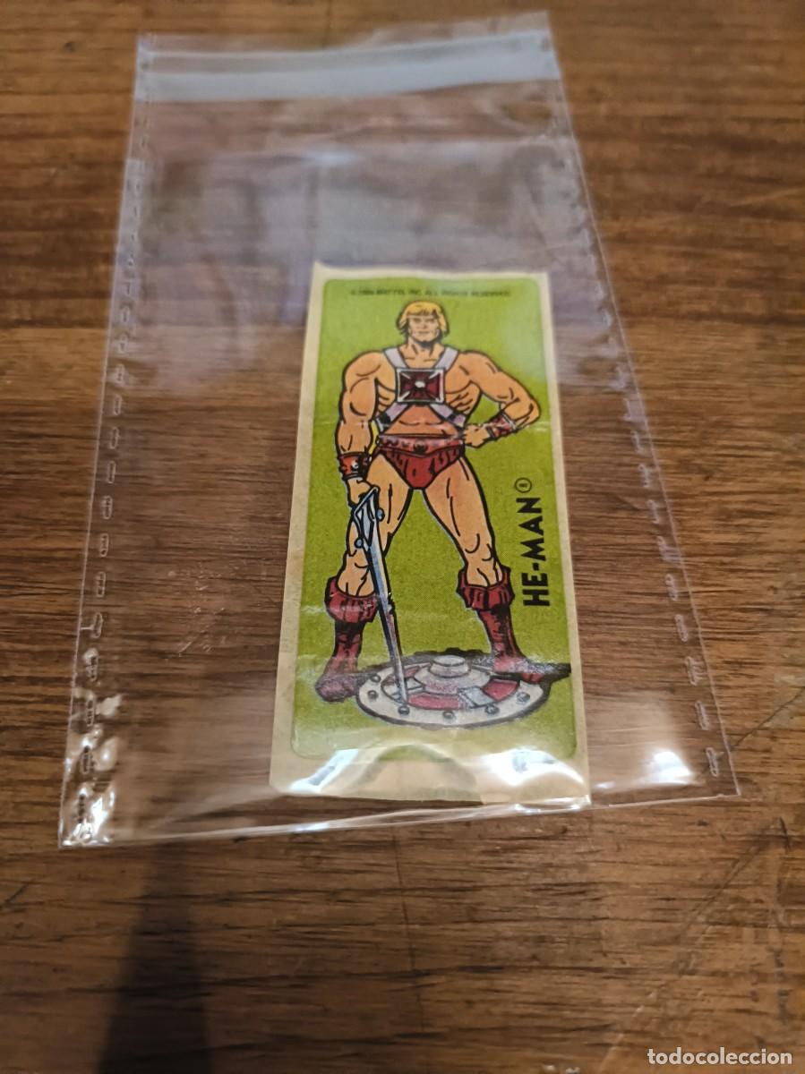 Coleccionismo Cromos antiguos: CROMO DE HE-MAN - CHICLES MASTERS DEL UNIVERSO - NUNCA PEGADO.