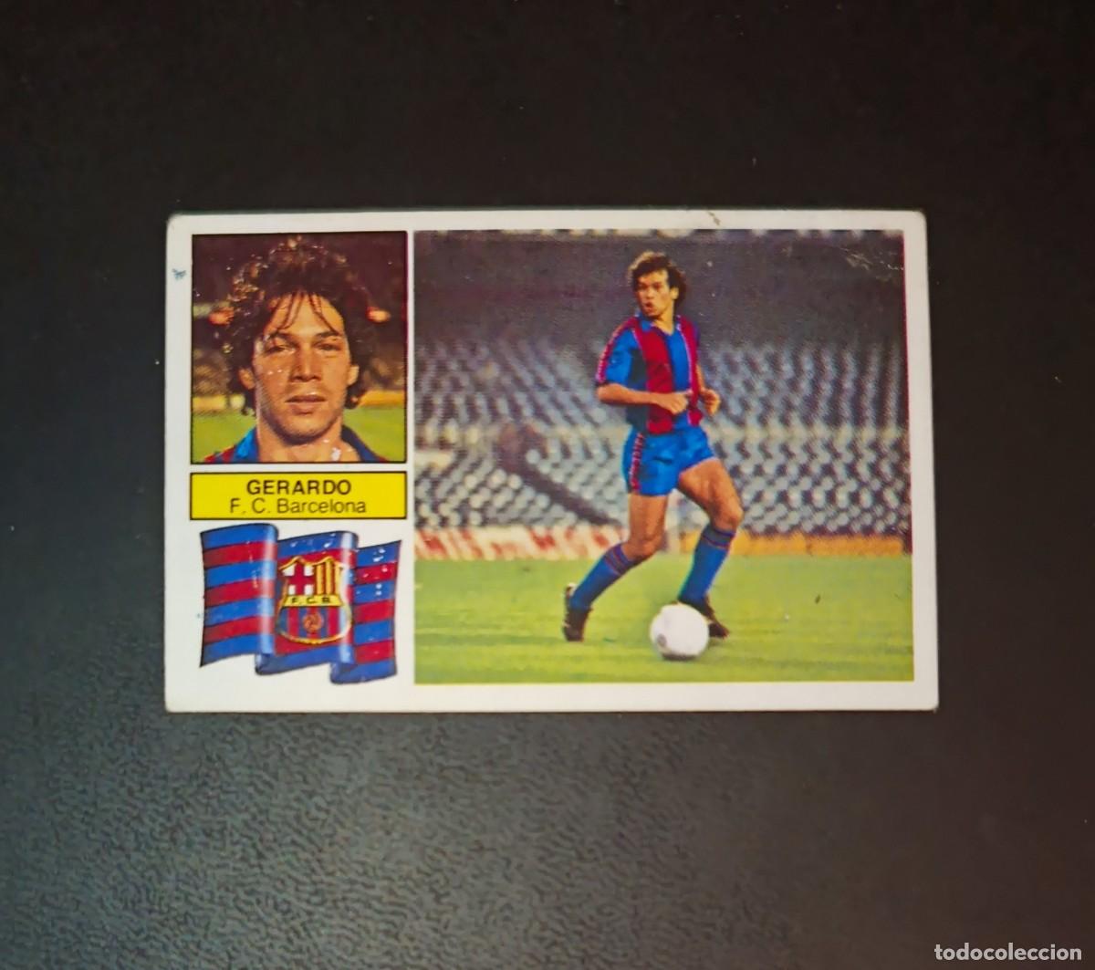 Coleccionismo Cromos antiguos: Gerardo - Liga Este 82-83 - Leve despegado