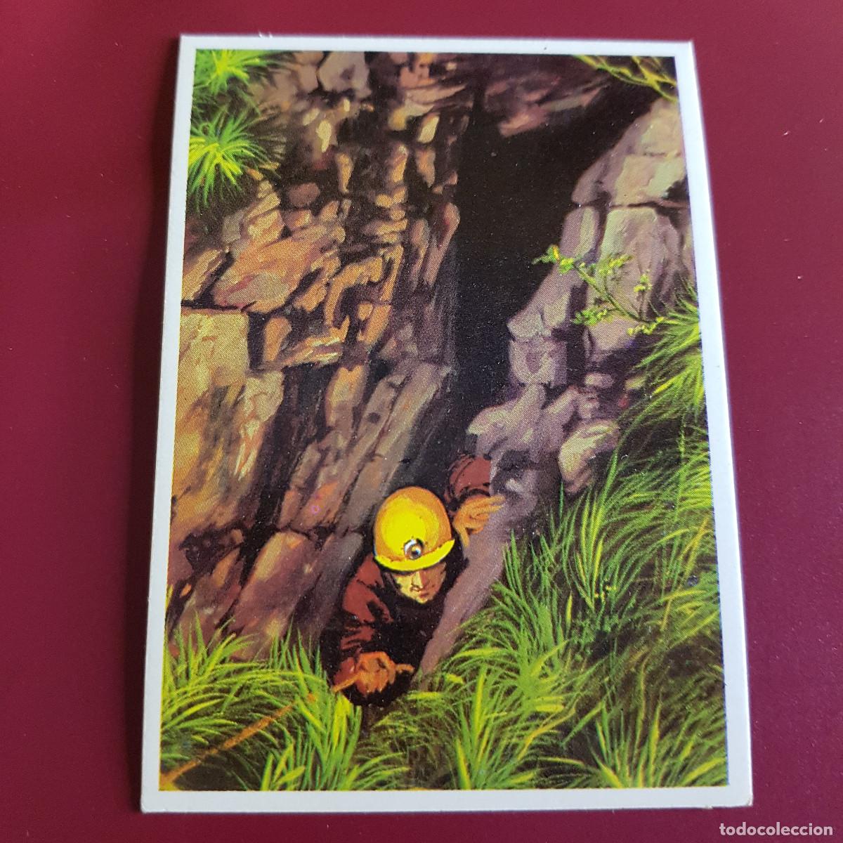 Coleccionismo Cromos antiguos: DUNKIN SUPERCROMO - ESPELEOLOGIA - 6 - NUNCA PEGADO