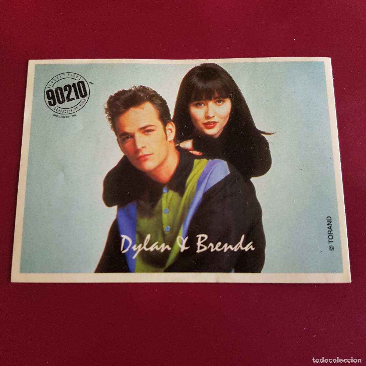 Coleccionismo Cromos antiguos: DONUTS - 90210 SENSACION DE VIVIR - DYLAN Y BRENDA - NUNCA PEGADO