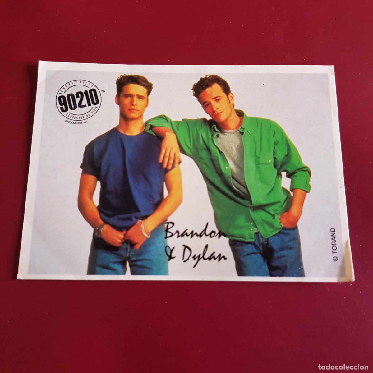 Coleccionismo Cromos antiguos: DONUTS - 90210 SENSACION DE VIVIR - BRANDON Y DYLAN - NUNCA PEGADO