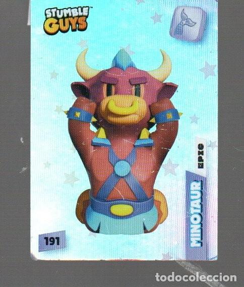 Coleccionismo Cromos antiguos: CROMOS DE STUMBLE GUYS DE PANINI DEL A&Ntilde;O 2023 N&ordm; 191 MINOTAUR