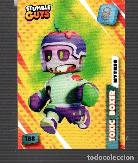Coleccionismo Cromos antiguos: CROMOS DE STUMBLE GUYS DE PANINI DEL A&Ntilde;O 2023 N&ordm; 188 TOXIC BOXER