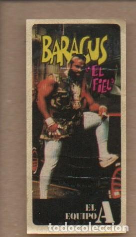 Coleccionismo Cromos antiguos: ANTIGUO CROMO ADHESIVO CHICLE EL EQUIPO A - BARACUS.