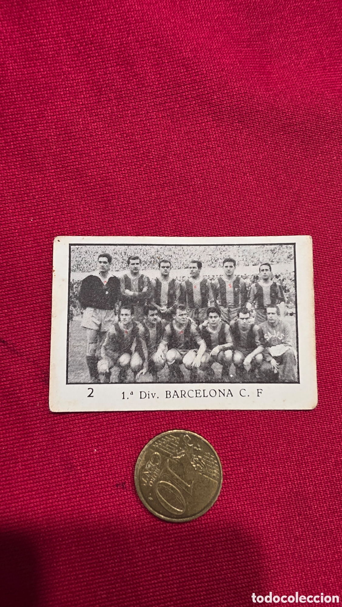 Sammeln alte Sammelbilder: CROMO BARCELONA 1&deg; DIV. LIGA 1955/56 ROOKIE CARD