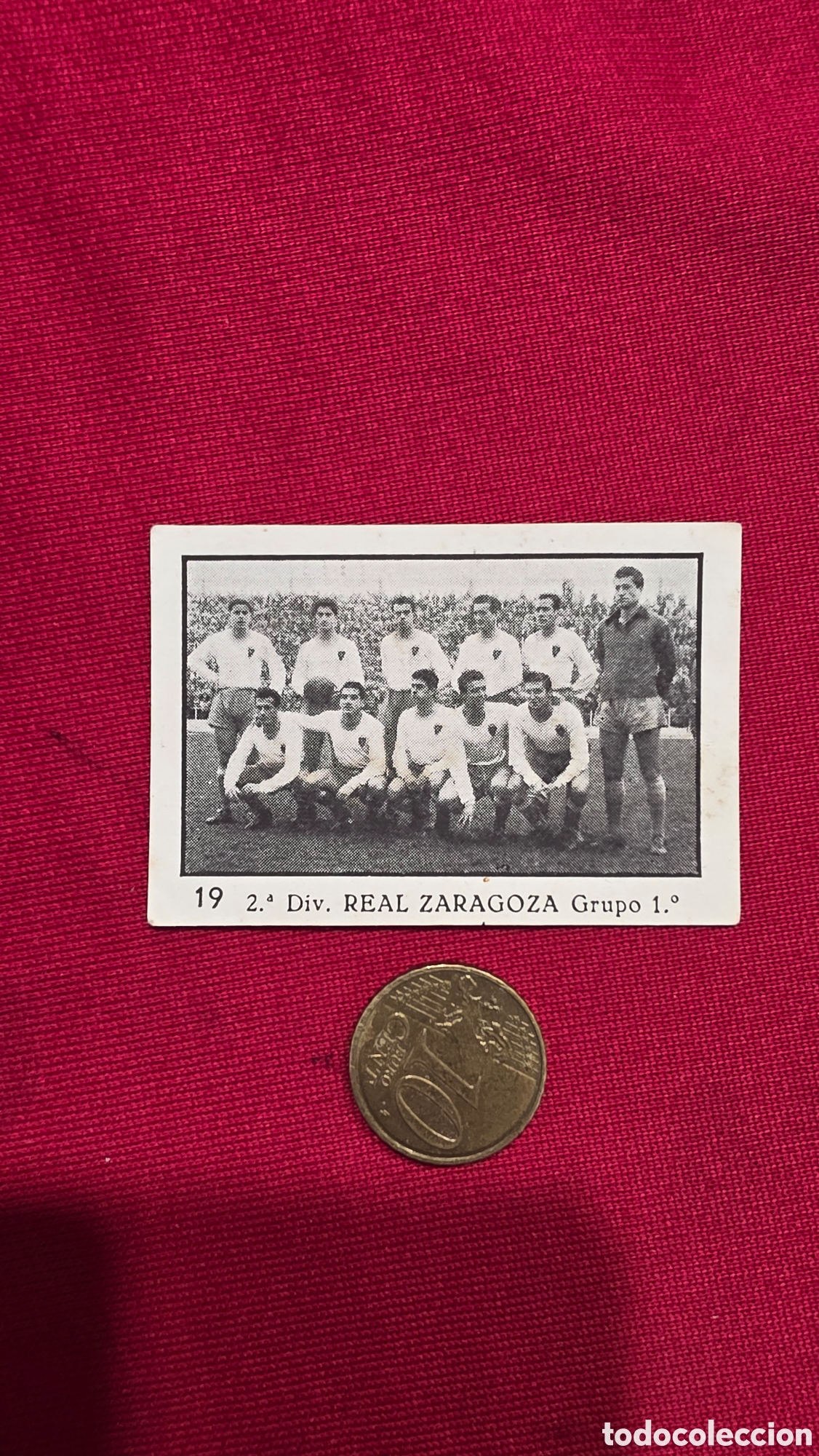 Colecionismo Cromos antigos: CROMO REAL ZARAGOZA 2&deg; DIV. LIGA 1955/56 ROOKIE CARD