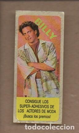 Coleccionismo Cromos antiguos: ANTIGUO CROMO CHICLE,SUPER-ADHESIVOS DE LOS ACTORES DE MODA, 1992. BILLY