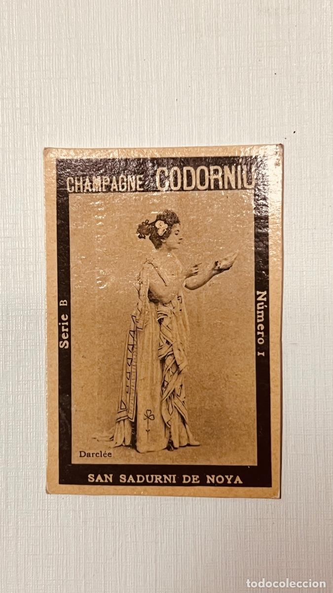 Coleccionismo Cromos antiguos: Cromo propaganda publicidad sastrer&iacute;a Madrid champagne codorniu serie B n 1