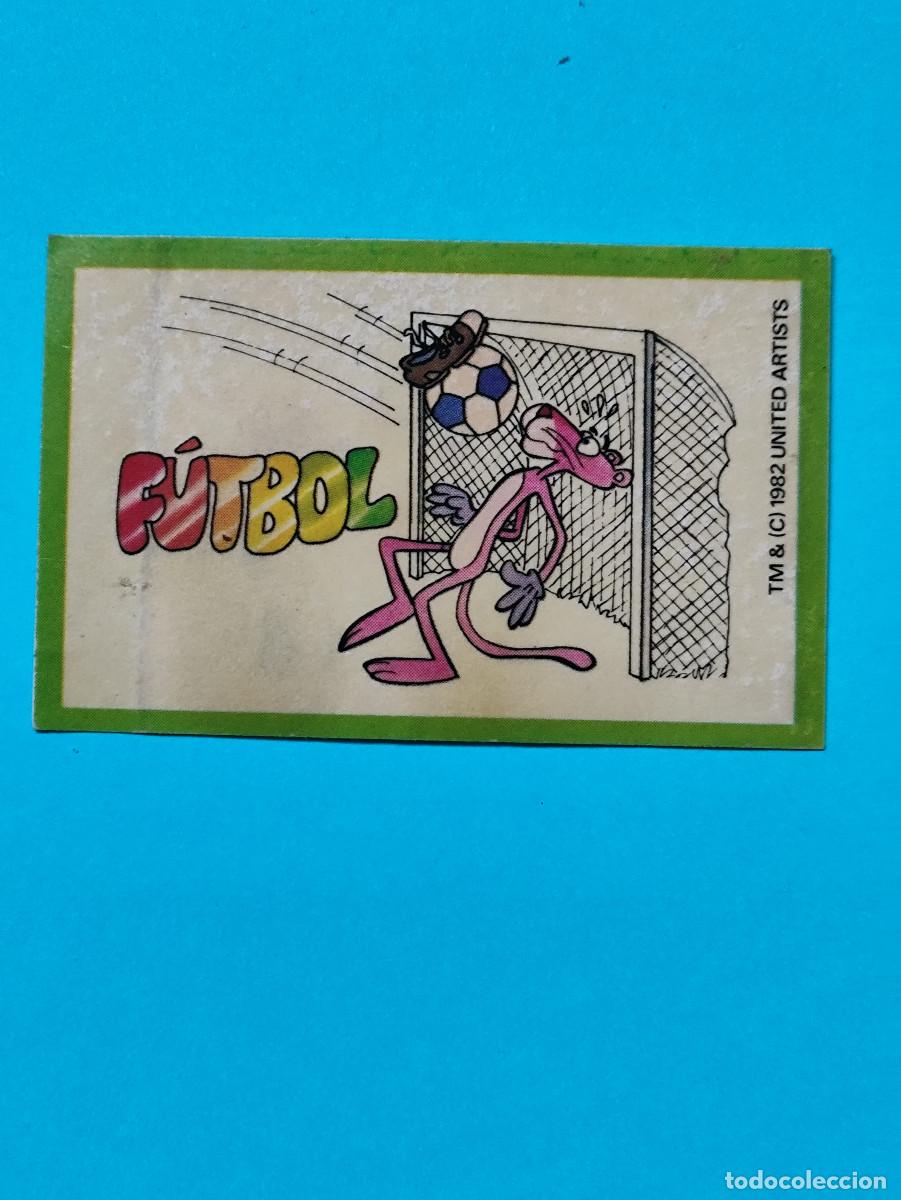 Coleccionismo Cromos antiguos: CROMO PEGATINA SIN PEGAR BIMBO PANTERA ROSA N 3 FUTBOL NUNCA PEGADO