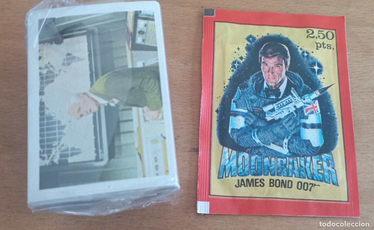 Collectable Antique Stickers: Colecci&oacute;n completa de cromos Moonraker de Fher nuevos sin pegar y un sobre sin abrir .