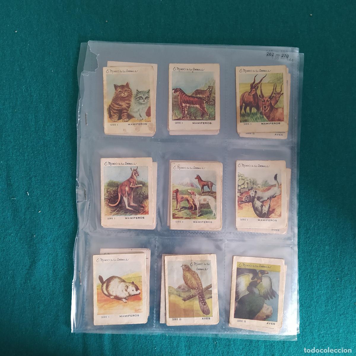 Collectable Antique Stickers: 24 CROMOS OBSEQUIOS DE LA MASCOTA EL MUNDO DE LOS ANIMALES
