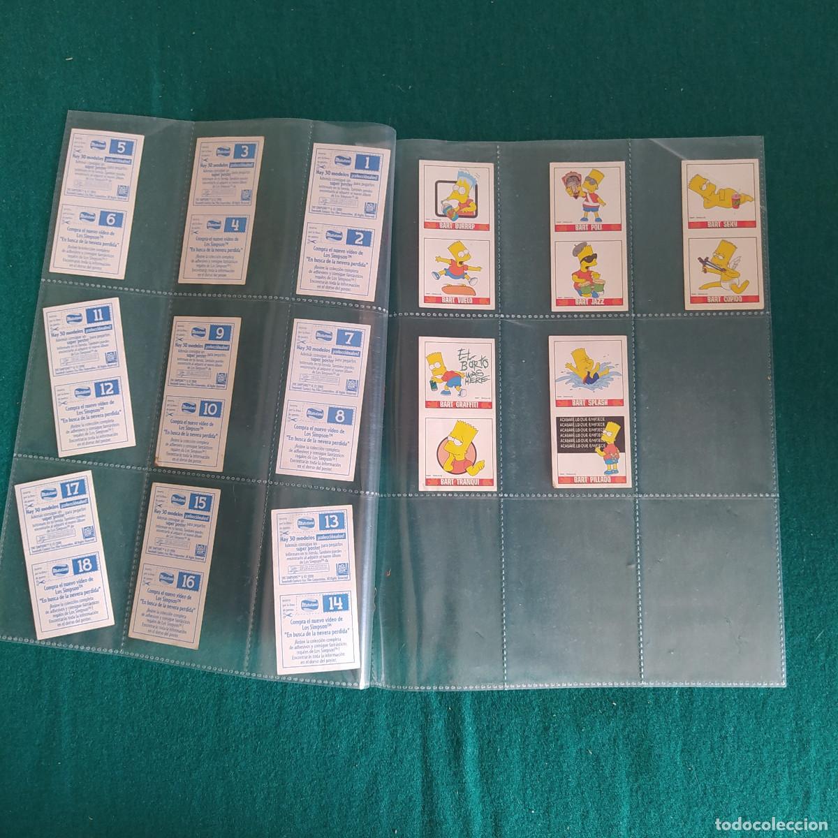 Coleccionismo cromos antiguos: 28 CROMOS de los Simpson de Matutano - Foto 2