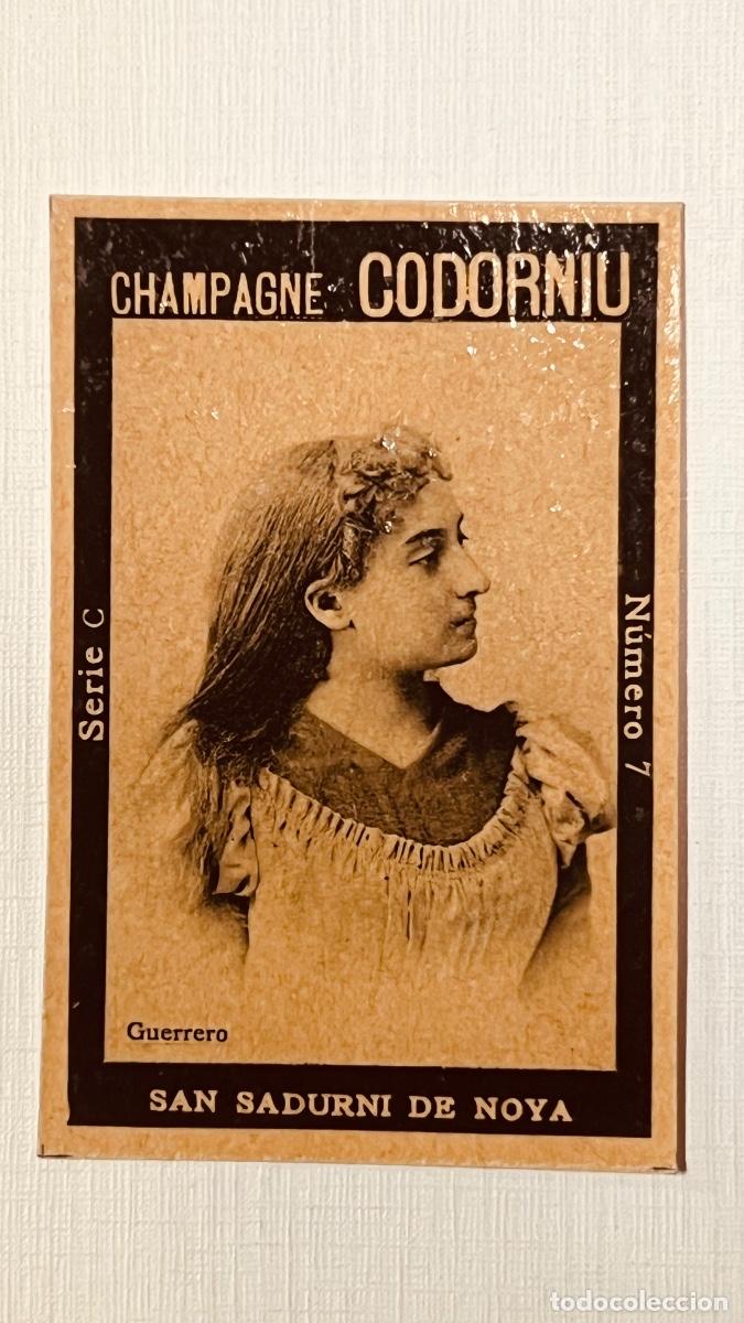Coleccionismo Cromos antiguos: Cromo champagne propaganda al &uacute;ltimo figur&iacute;n moda serie C n 7 guerrero