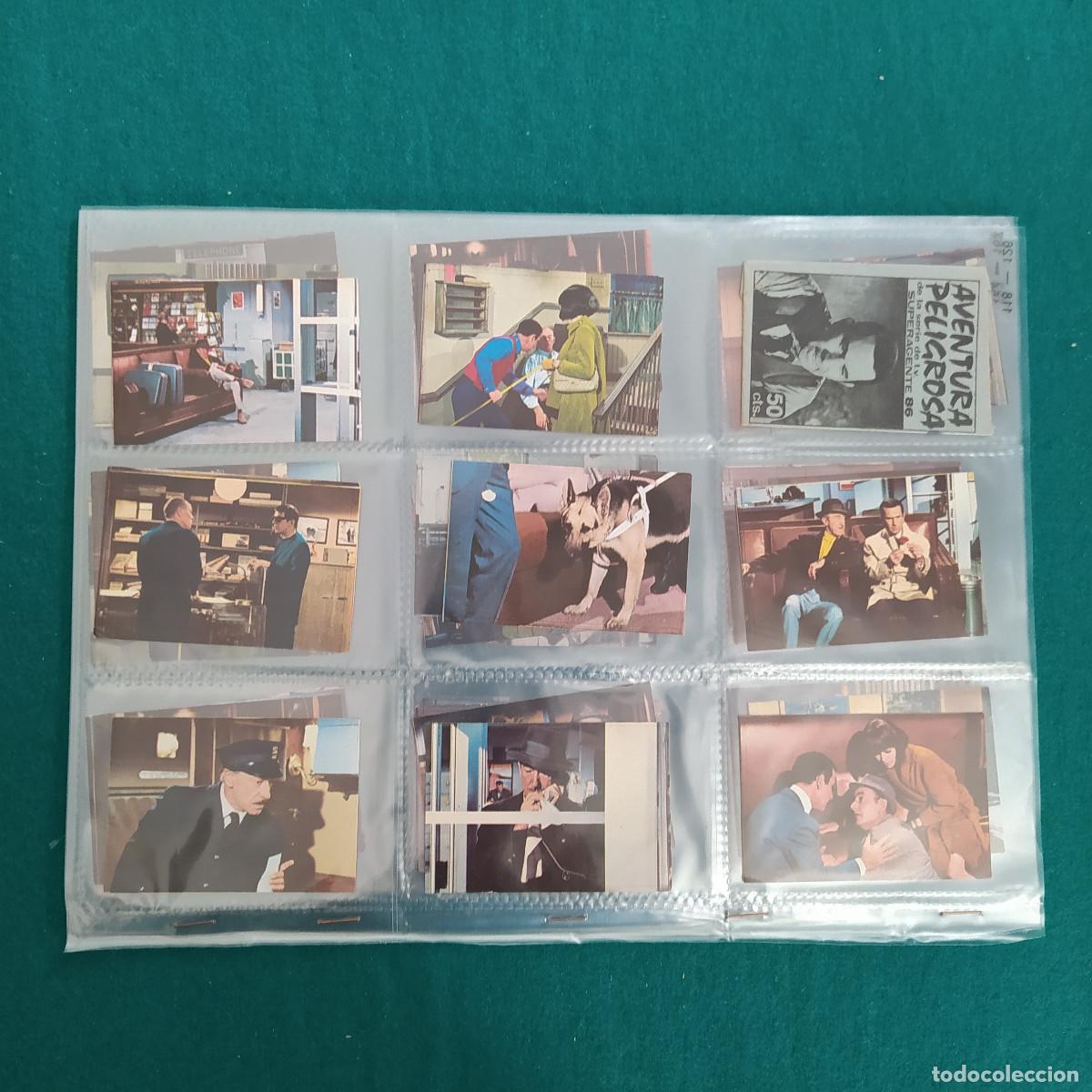 Coleccionismo Cromos antiguos: 36 CROMOS AVENTURA PELIGROSA SUPERAGENTE 86