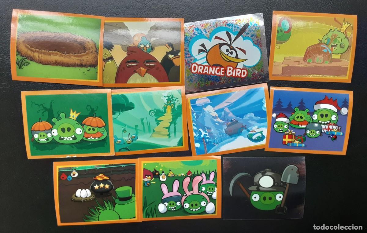 Coleccionismo Cromos antiguos: Lote de 11 cromos Angry Birds, 2009-2012