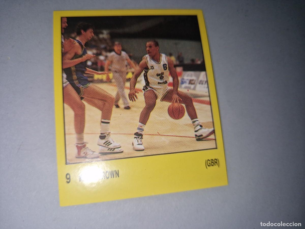 Coleccionismo Cromos antiguos: KARL BROWN, ,N&ordm;9,A&Ntilde;O 1988,DEL ALBUM,SUPERSPORT,DE PANINI. CROMO DE BALONCESTO,