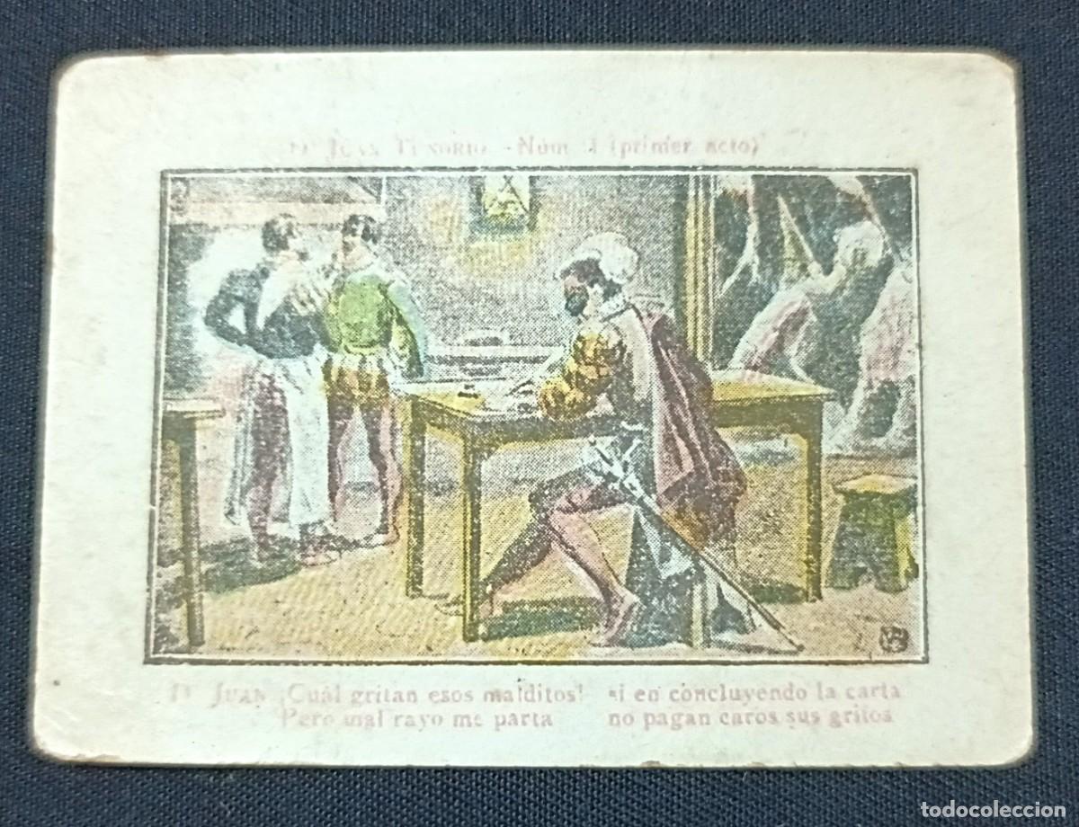 Coleccionismo Cromos antiguos: ANTIGUO CROMO DON JUAN TENORIO N&ordm; 1 PRIMER ACTO