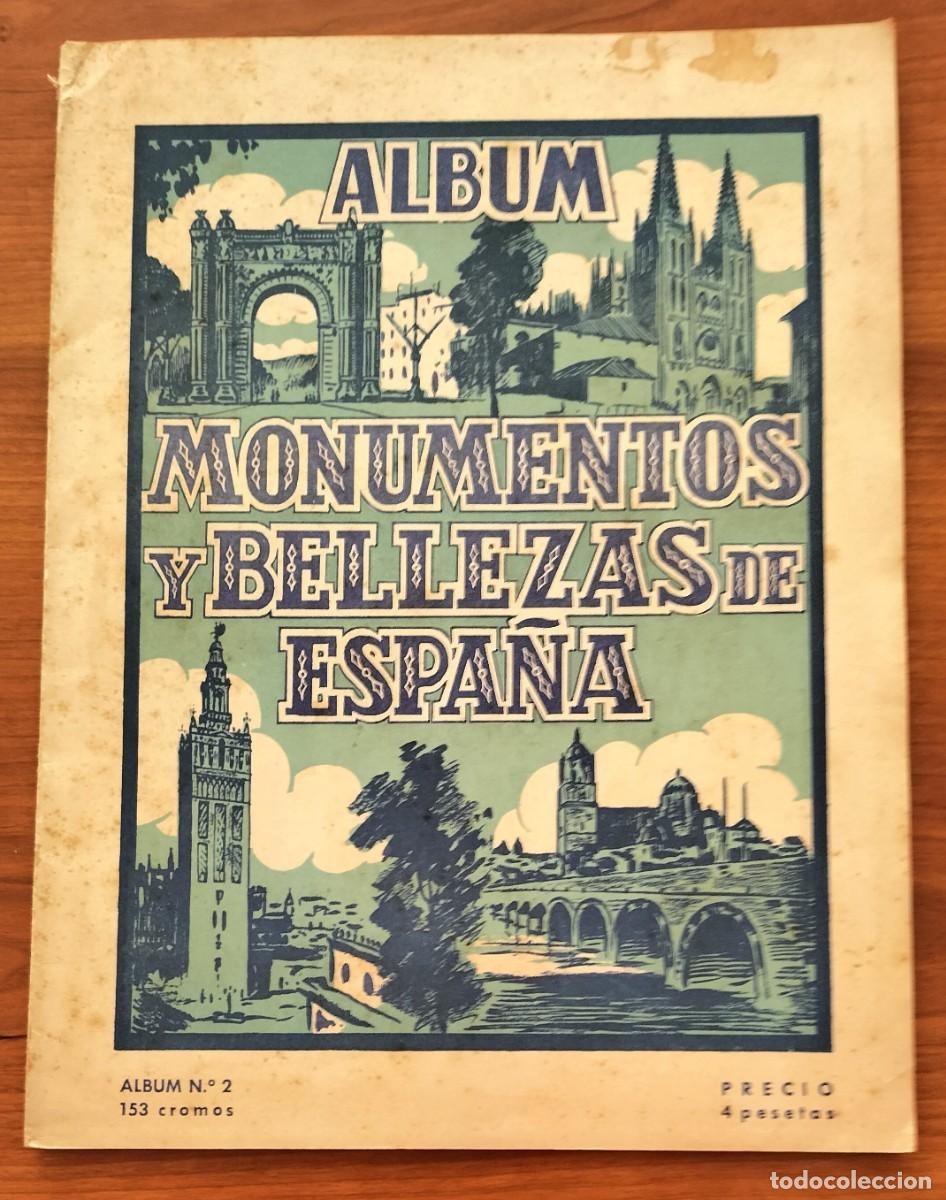 Collectionnisme Cartes &agrave; collectionner anciennes: &Aacute;lbum COMPLETO cromos MONUMENTOS Y BELLEZAS DE ESPA&Ntilde;A n&ordm; 2 - Imp. Casulleras - a&ntilde;os 50