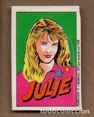 Coleccionismo Cromos antiguos: ANTIGUO CROMO ADHESIVO TROQUELADO PANRICO - N&ordm; 17 JULIE.