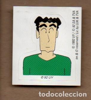 Colecionismo Cromos antigos: ANTIGUO CROMO ADHESIVO TROQUELADO - 92 UY, SHIN CHAN 1992